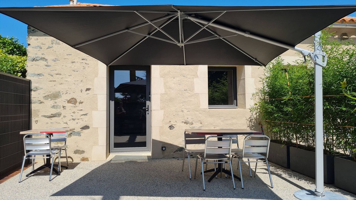 Rochetrejoux Cottage | Charming Studio in Renovated Barn with Private Courtyard and Mezzanine