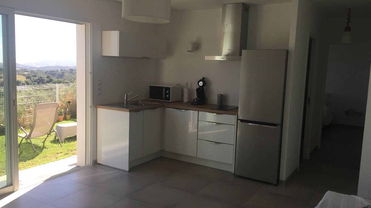 Afa Villa | Charming T2 40m2 ground floor villa, new, fully equipped, private garden adjoining