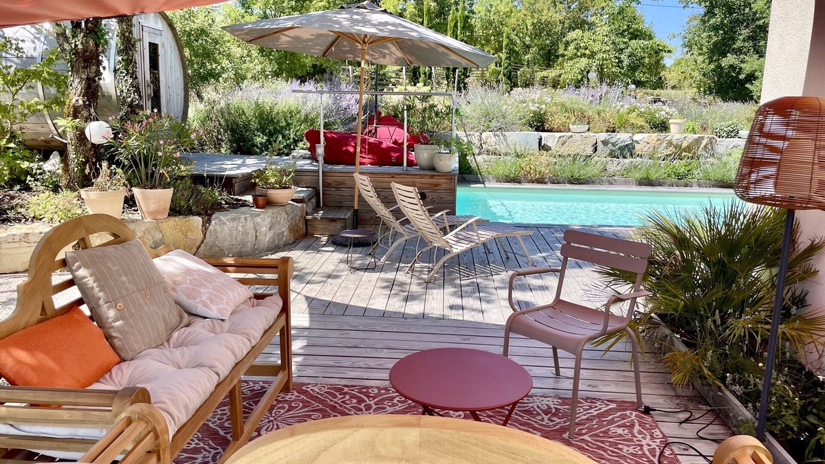 Labastide-Marnhac Villa | Charming villa with swimming pool & SPA - 10 peoplen4 bedrooms, 4 bathrooms