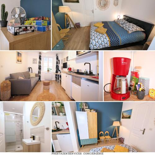 Verdun Apartment | CHATEL - Centre Ville - 1 Lits - Canapé convertible - Chambre communicante - Parking Proche - Géré par PrestaZen'Services