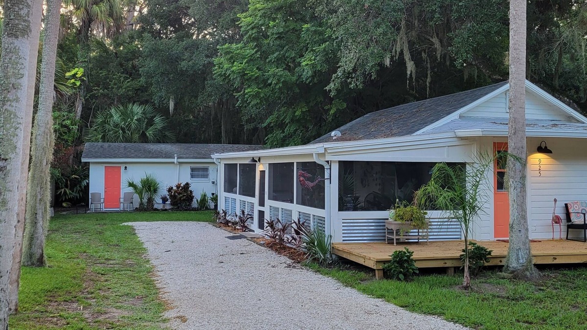 New Smyrna Beach House | Cheerful, Classic Florida Bungalow in New Smyrna Beach