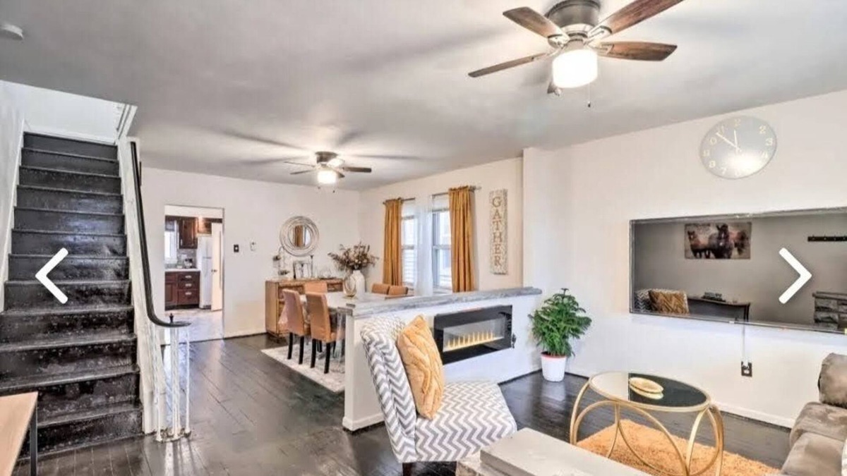 Wilkes-Barre House | Cheerful 3bedroom house with fireplace 🔥