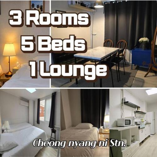 Dongdaemun Villa | Cheongnyangni 5Beds 3Rooms 1Lounge House