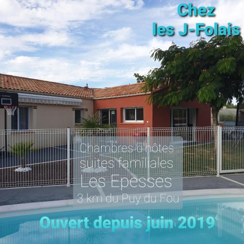 Les Epesses Bed & Breakfast | Chez les J-FOLAIS - 3 kms Puy duFou - Les Epesses