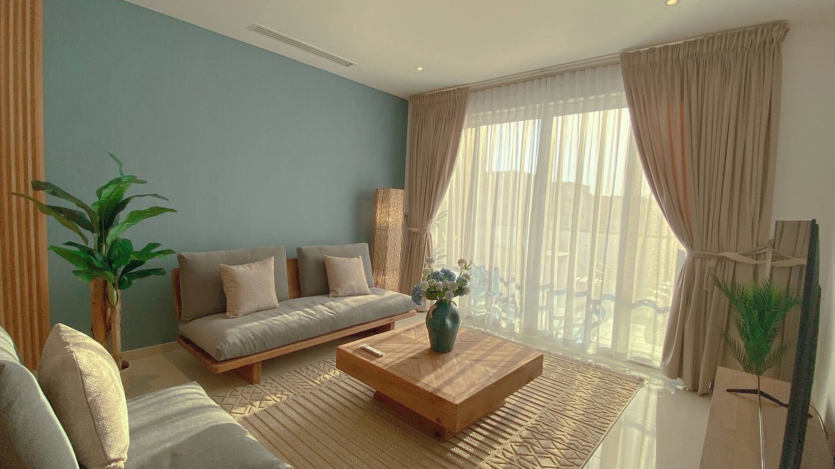 Seeb Apartment | Chic 1BRlPool &Walkable Hotspots