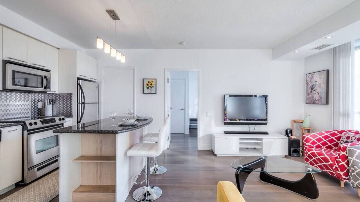Church and Wellesley Condo | Chic 2BR Condo w/City Views, Balcony & WiFi