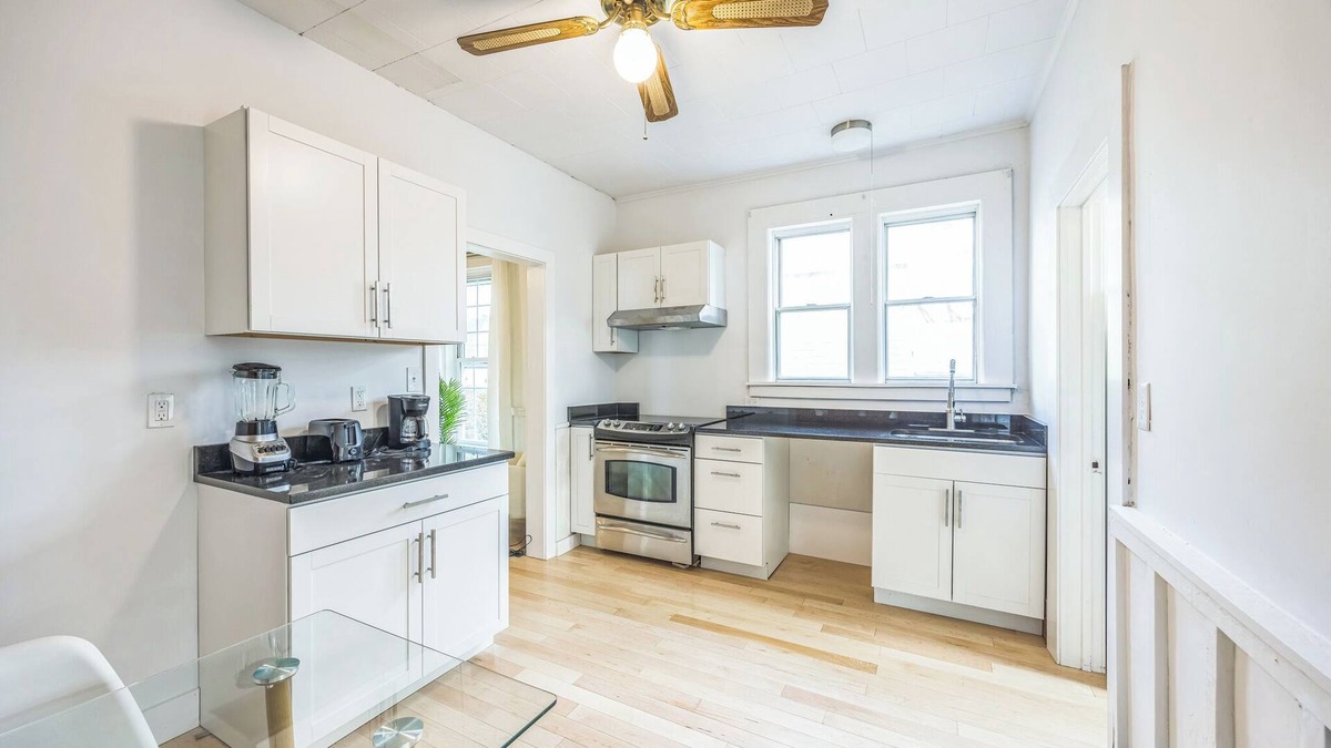 Easthampton Apartment | Chic Downtown Retreat Furnished 2-Bedroom with Trail Access & Outdoor Oasis