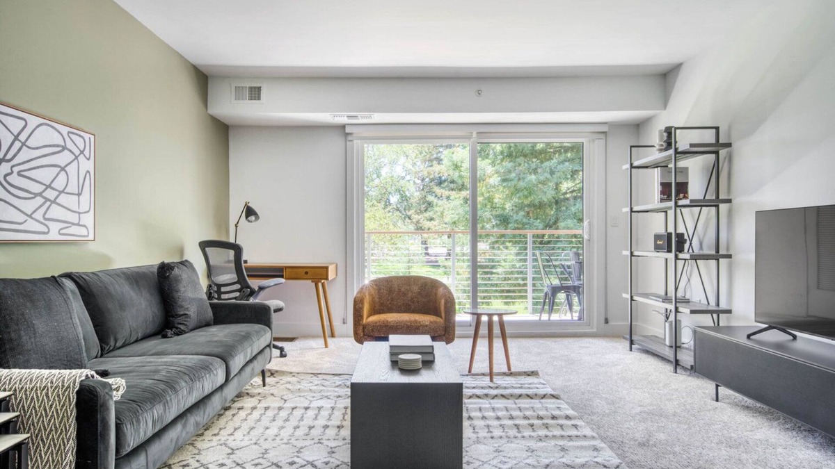 Sharon Heights Apartment | Chic Menlo Park 2BR w/Pool, W/D, Gym, near 82, 101, 280, by Blueground