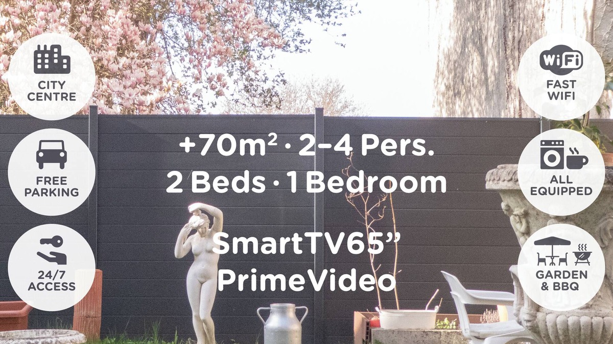 Verdun Apartment | Ciel - Cosy Comfy 2Bed +70m² Central FastWiFi SmartTV65" PrimeVideo BBQ