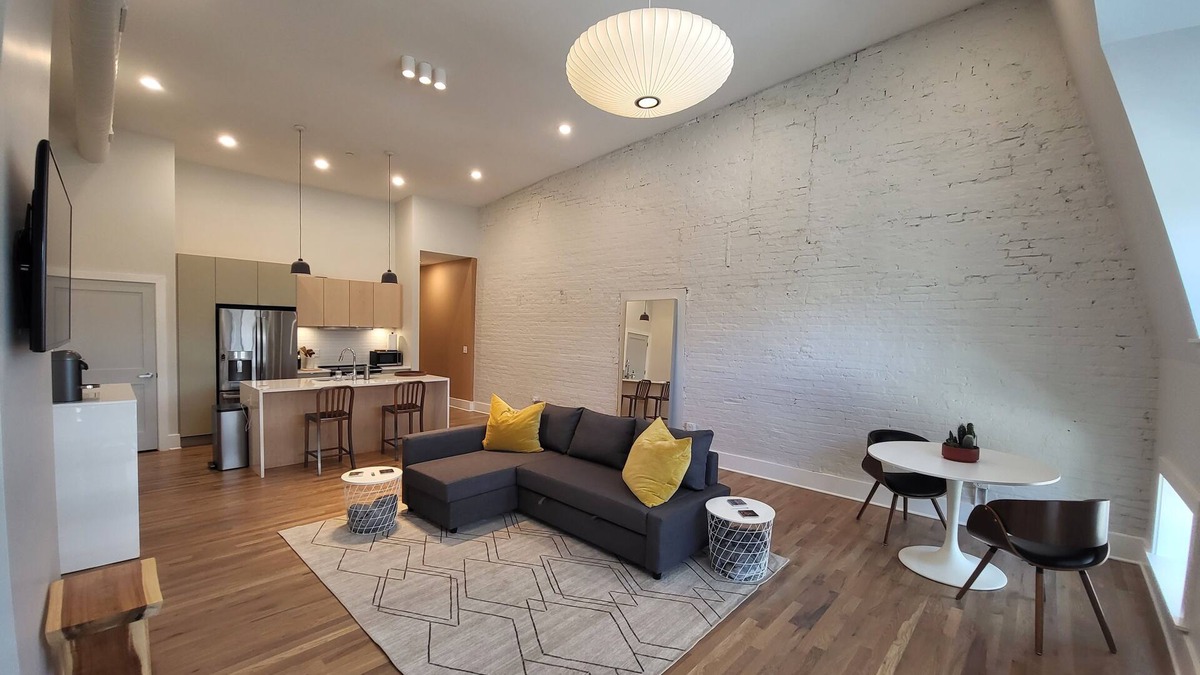 Central Business District Condo | Cincinnati penthouse 1 bed 1.5 bath between OTR & CBD