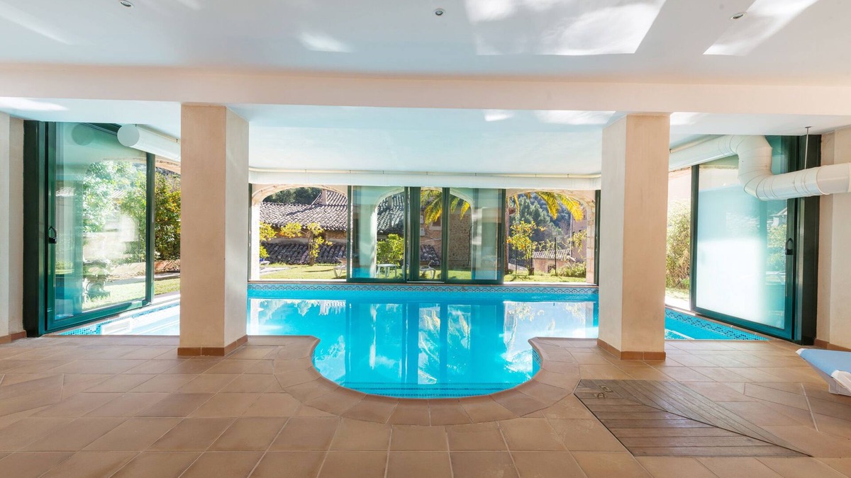 Fornalutx Villa | CIRCE - Stunning townhouse with an indoors heated pool in the mountains. Free WiFi