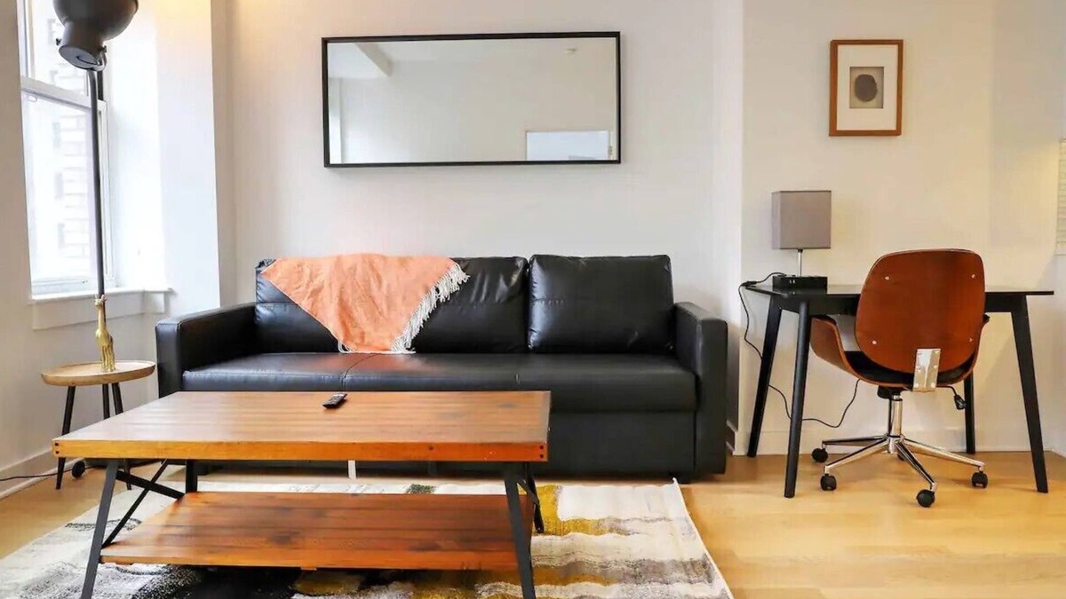 Midtown Village Apartment | City VIEW with King Bed, GYM, Rooftop, and Lounges