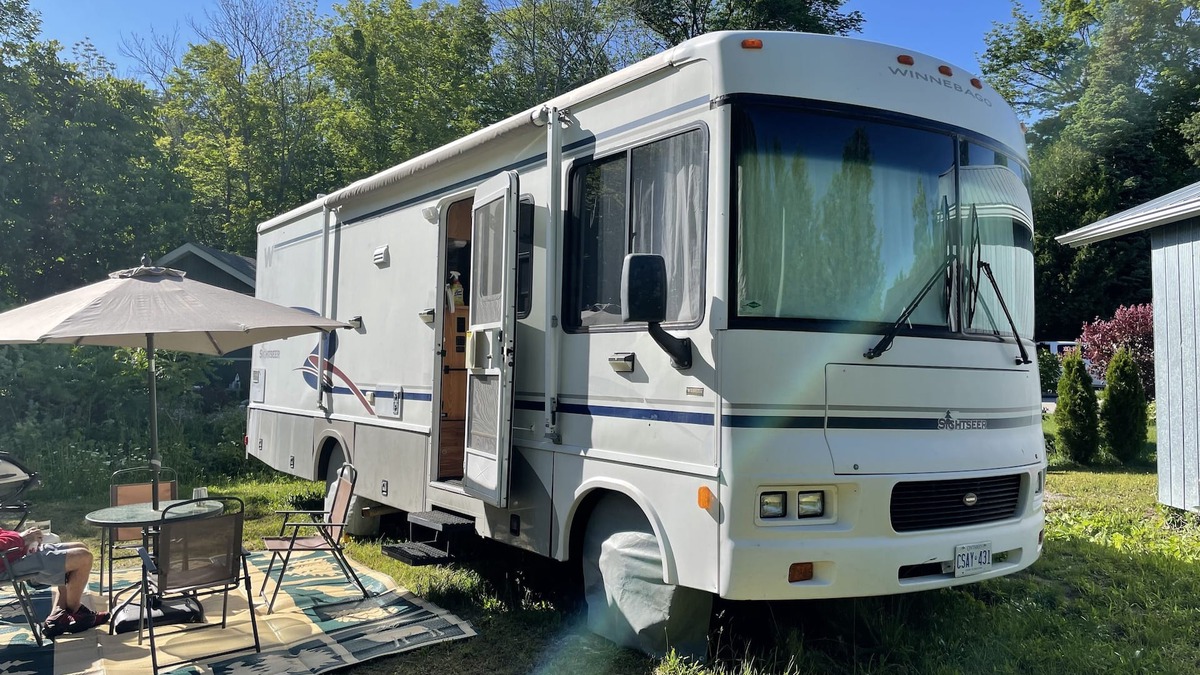 Penetanguishene House | Class A motor home on large lot