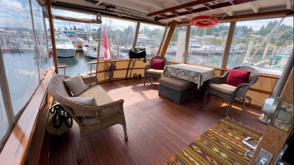 Regional District of Nanaimo Boat Rental | Classic 1954 53' Chris-Craft Constellation -Custom Trips - Comes with Captain