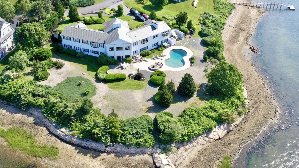 Cataumet House | Classic Cape Cod Home with a Heated Pool, Hot Tub and Spectacular Ocean Views.
