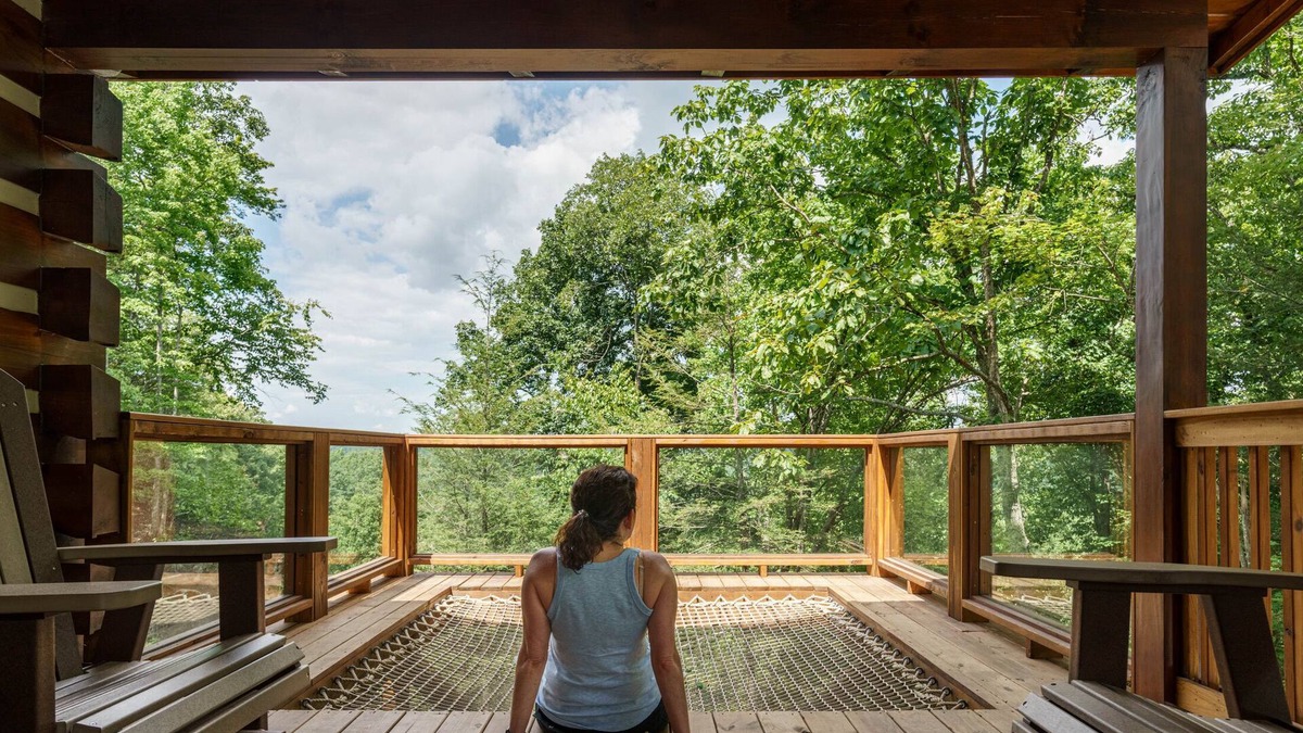 Rogers Cabin | Cliffside Cabin 2 King ALCOVES, Hot Tub, Cargo Net