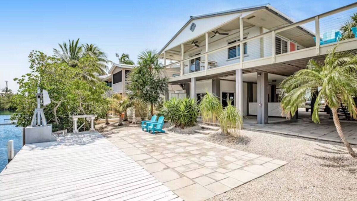 Little Torch Key House | Close to Key West Canal-front retreat w/kayaks located on Little Torch Island