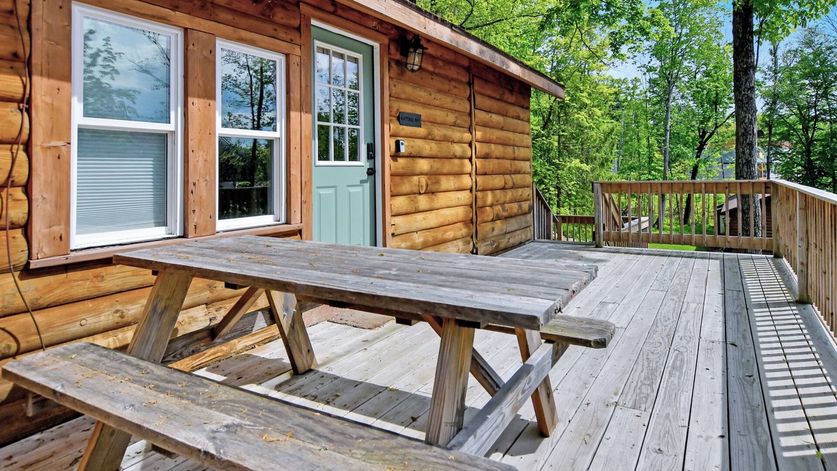 Lake George Cabin | Close to Town - Deck & Fire Pit - Pet Friendly