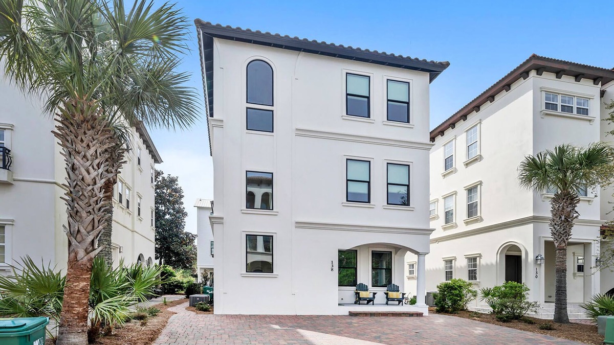 Seagrove Beach House | Club Tropicana! Private Pool w/Golf Cart & Bikes!