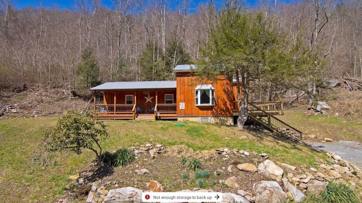 Nettie Cabin | Coal Siding Cabin on the Cherry River! Enjoy river views from porch or deck.