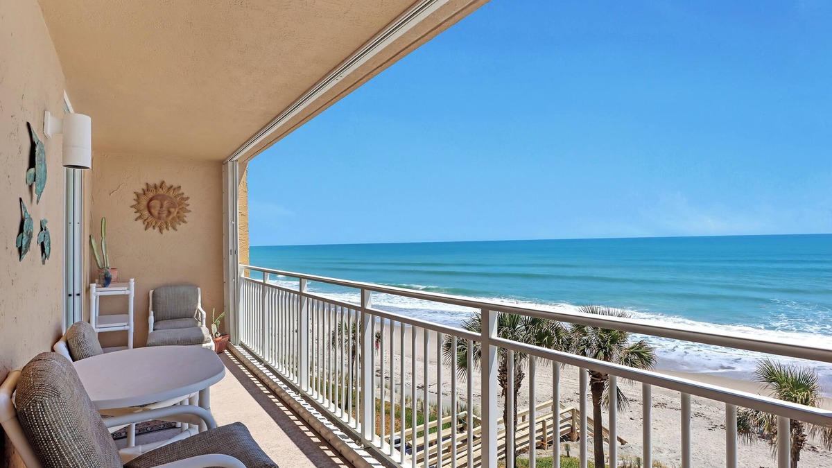 Indian Harbour Beach Condo | Coastal Charm: 2 Bedroom 2 Bath Beachfront Condo, Indian Harbour Beach