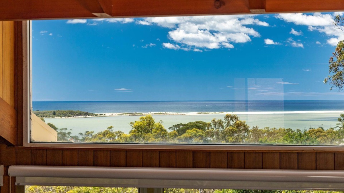 Smiths Lake House | Coastal Cove - stunning views across Sandbar View