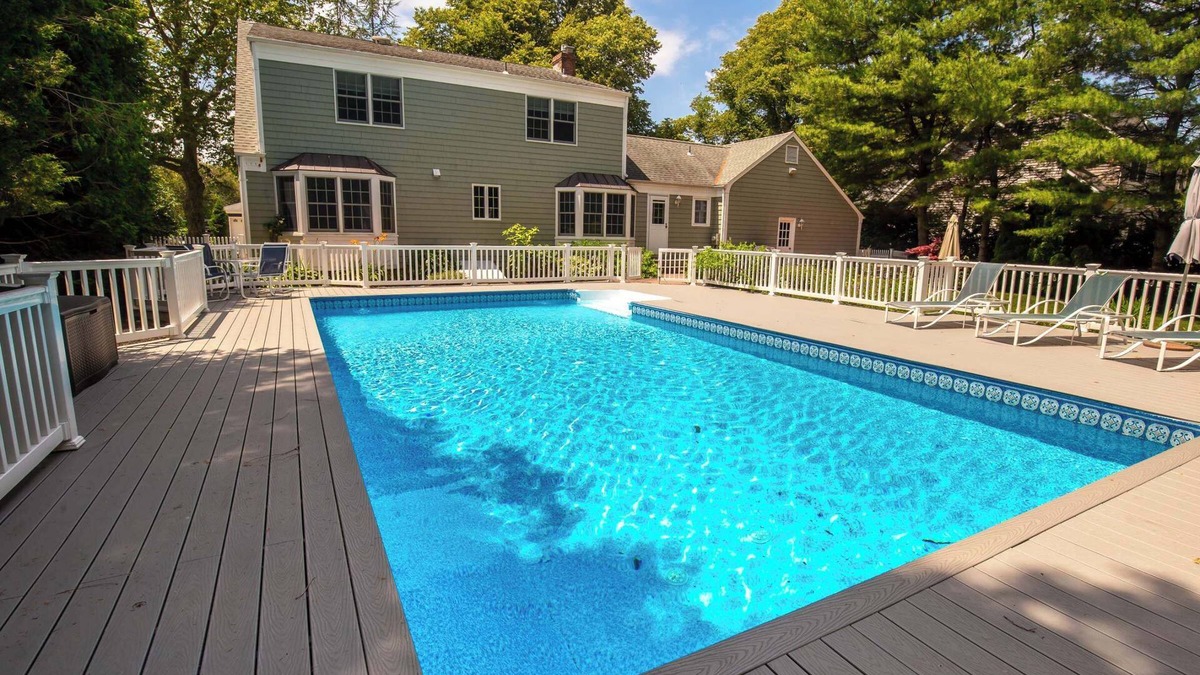 Jamesport House | Coastal Haven: Private Pool, Bay Access