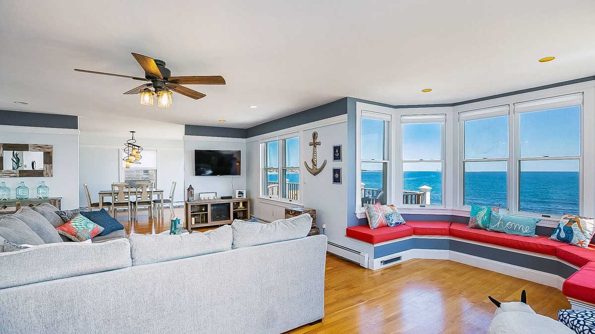 Gloucester Apartment | Coastal Oasis with Unobstructed, Direct Ocean Views!