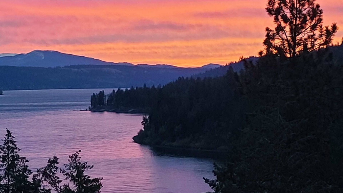 Worley House | Coeur d'Alene Lake House - Hot Tub with lake view, beach/lake access/boat launch