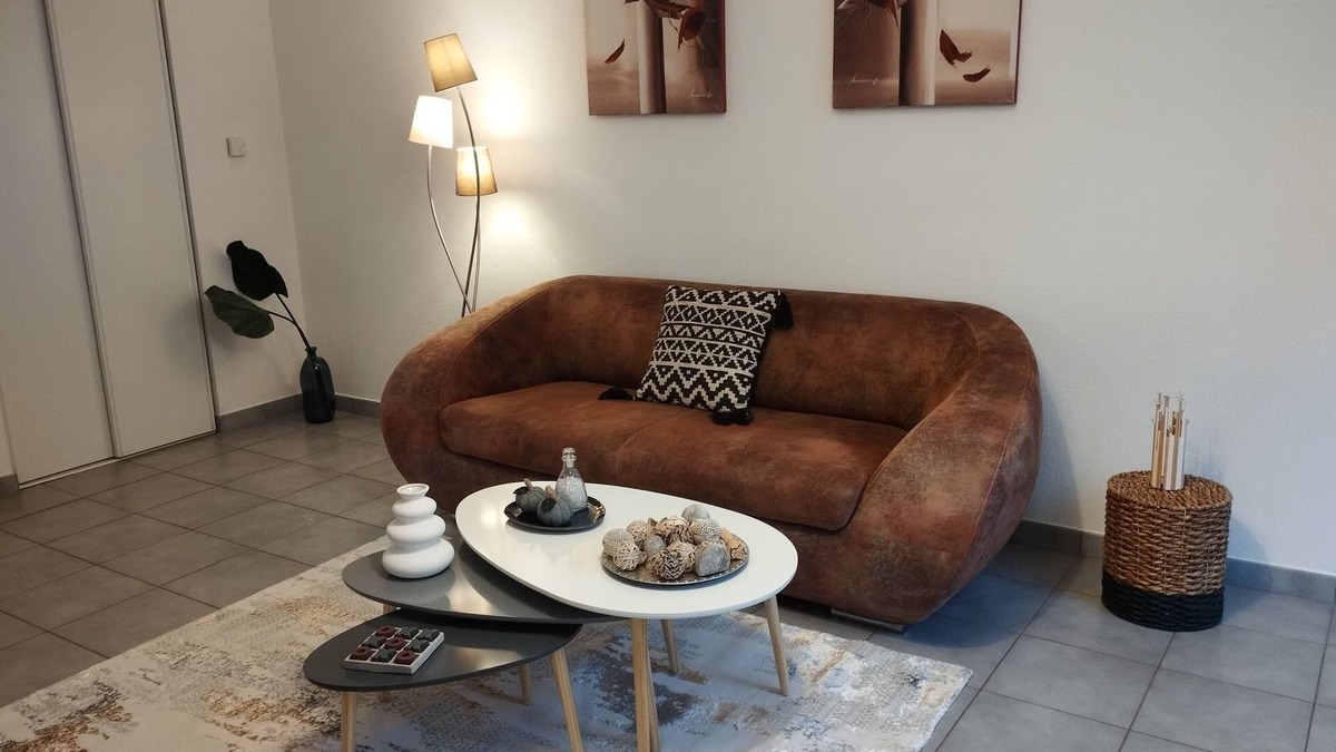 Horbourg-Wihr Apartment | Colmar garden level with closed garage.