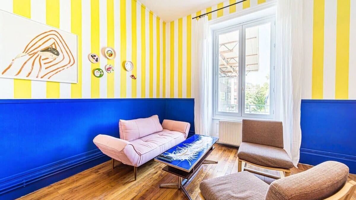 Bussiere - Cadiere Apartment | π¨β¨ Colorful apartment β β2 bedrooms in the heart of Ollins β¨π¨