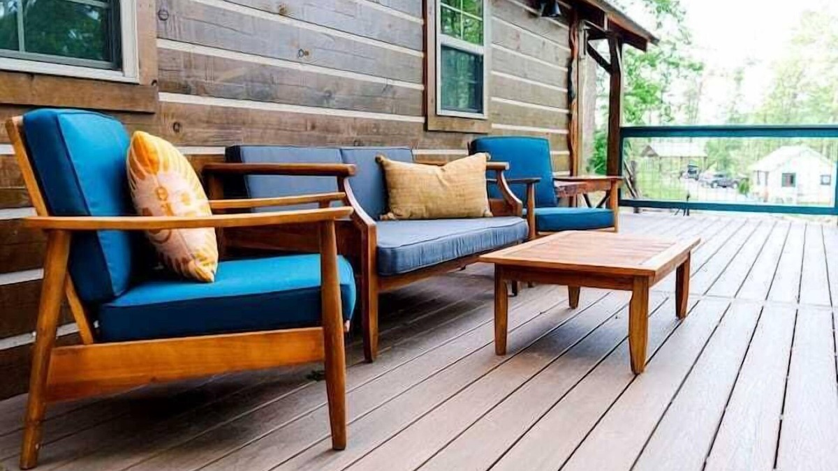 Lupton City Cabin | Colorful Log Cabin w Private Trails and Firepits