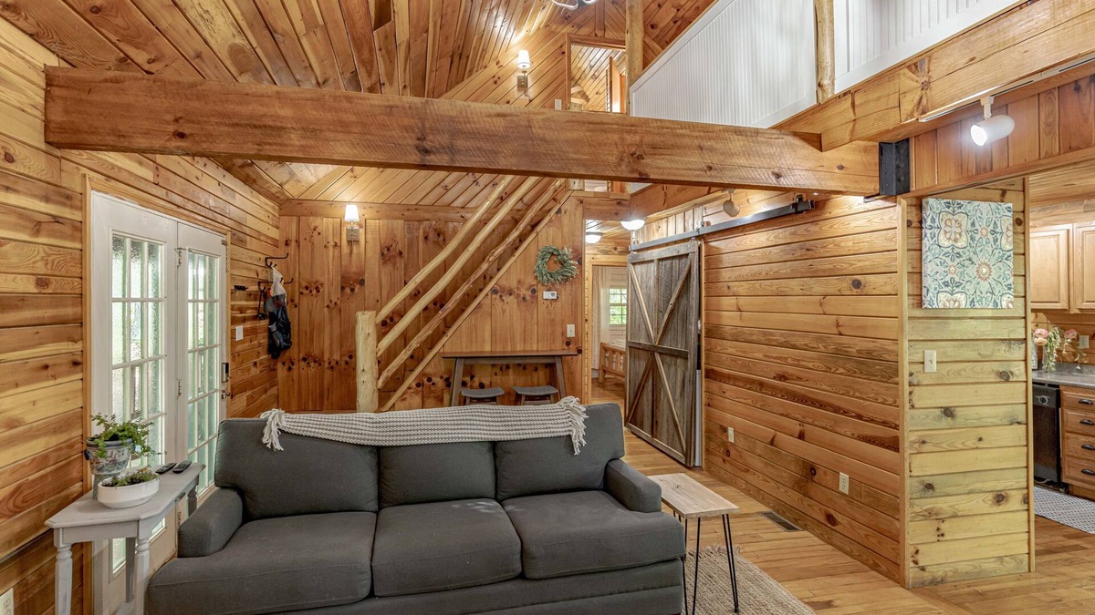 Rogers Cottage | Come relax in our cozy cottage nestled in the woods overlooking Lake Millie.