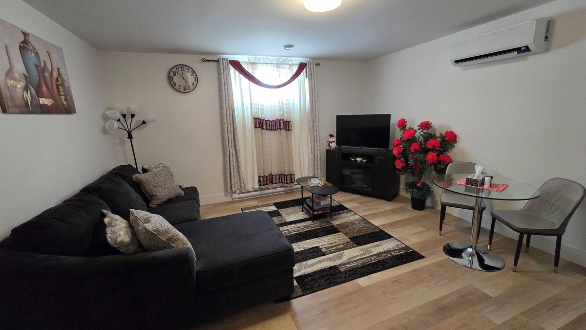 Riverview Apartment | Comfort Oasis apartment with AC in charming Riverview New Brunswick Canada.