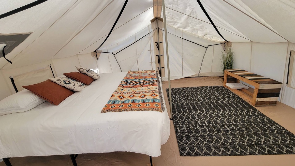 Monticello RV Rental | Comfortable Glamping Tent close to Canyonlands!