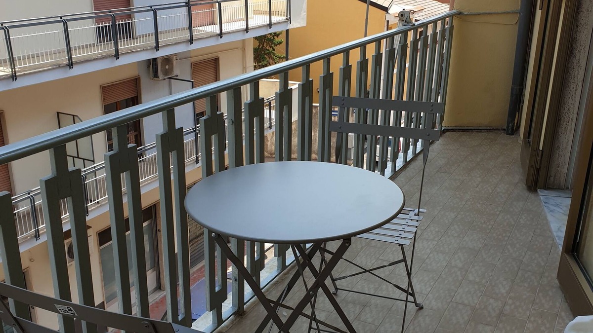 Sapri Apartment | Comfortable one-bedroom apartment with kitchen and terraced balcony with mountain view