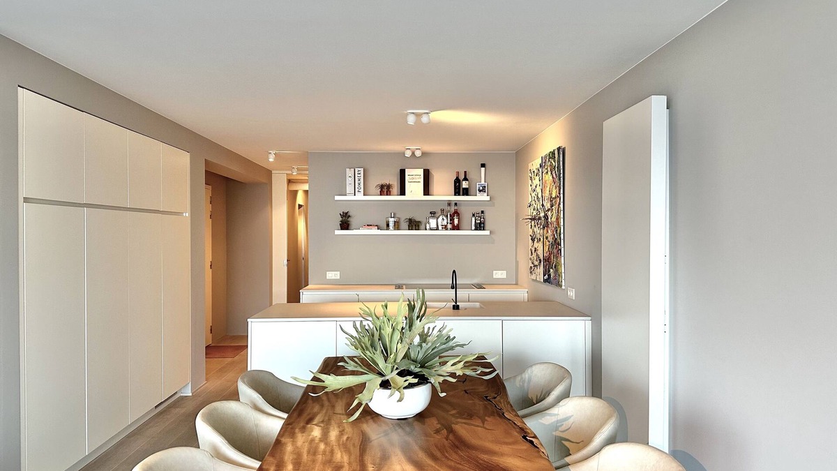Knokke Apartment | comfy design apartment with garden and sea view