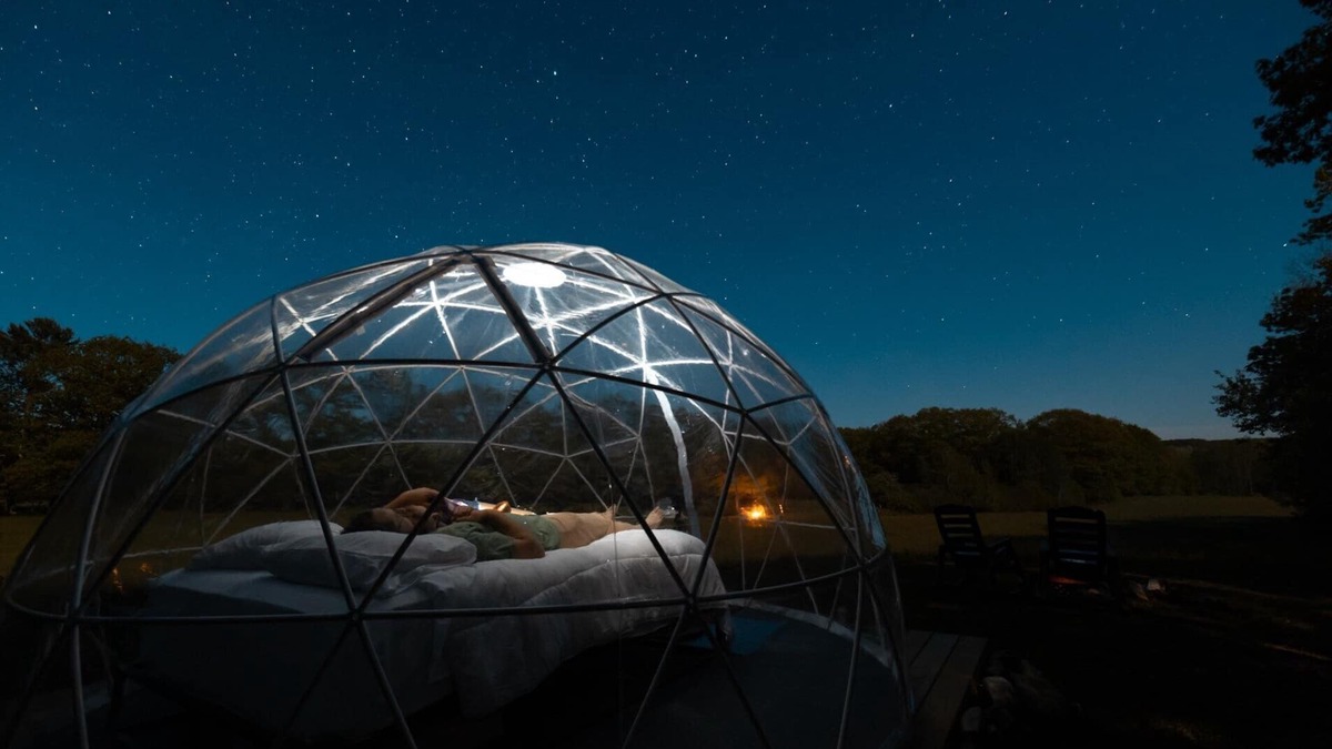 Jefferson RV Rental | ComfyDome Hill-Side Glamping