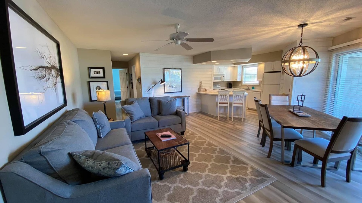 Cherry Grove Beach Condo | Condo - North Myrtle Beach - One Block to Beach! River side/Golf Course View!