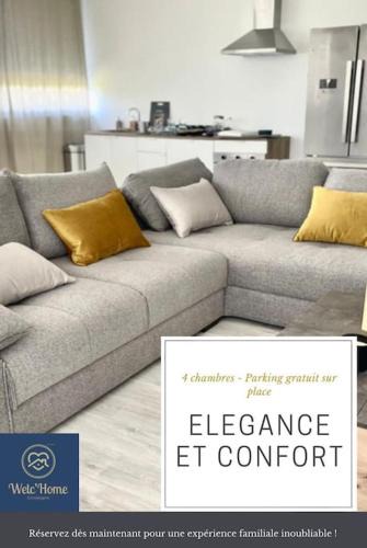 Bourges Apartment | Confort et Élégance 4 chambres parking privé gratuit