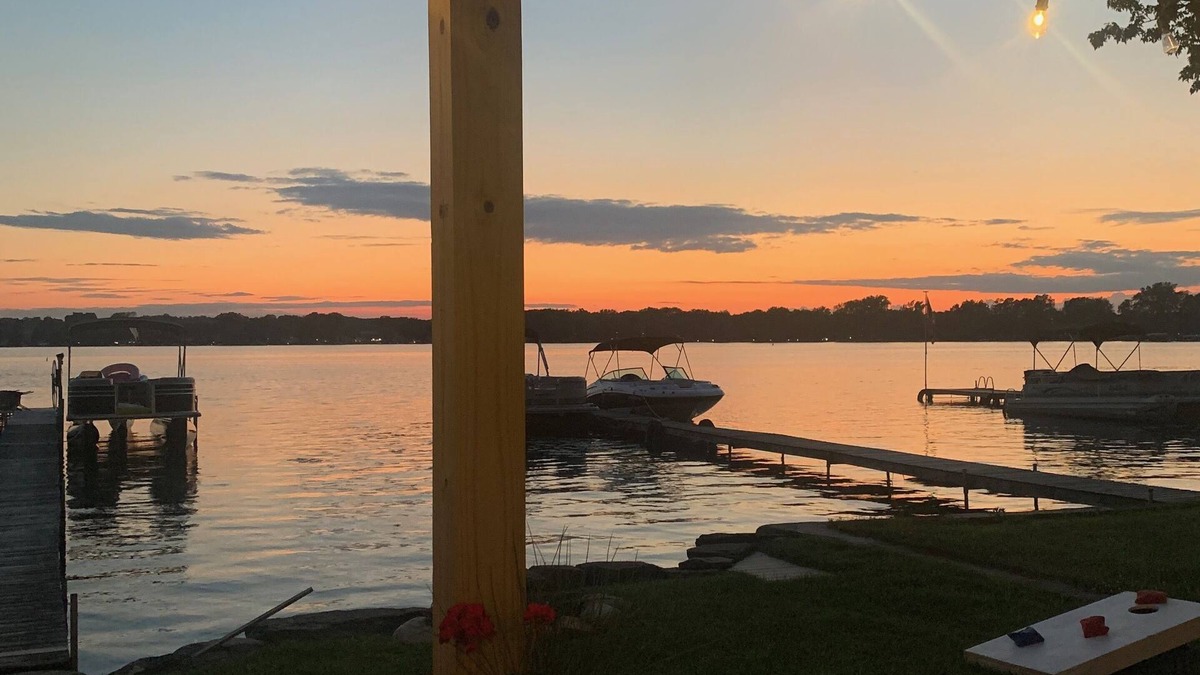 Lakeville Cottage | Convenient Northeast Conesus Lake Location with Best Sunset on Conesus Lake
