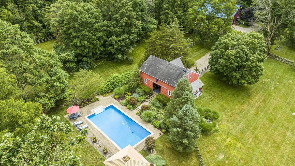 Pleasant Valley House | Converted Barn, Estate Setting , & Pool in Hudson Valley near Millbrook