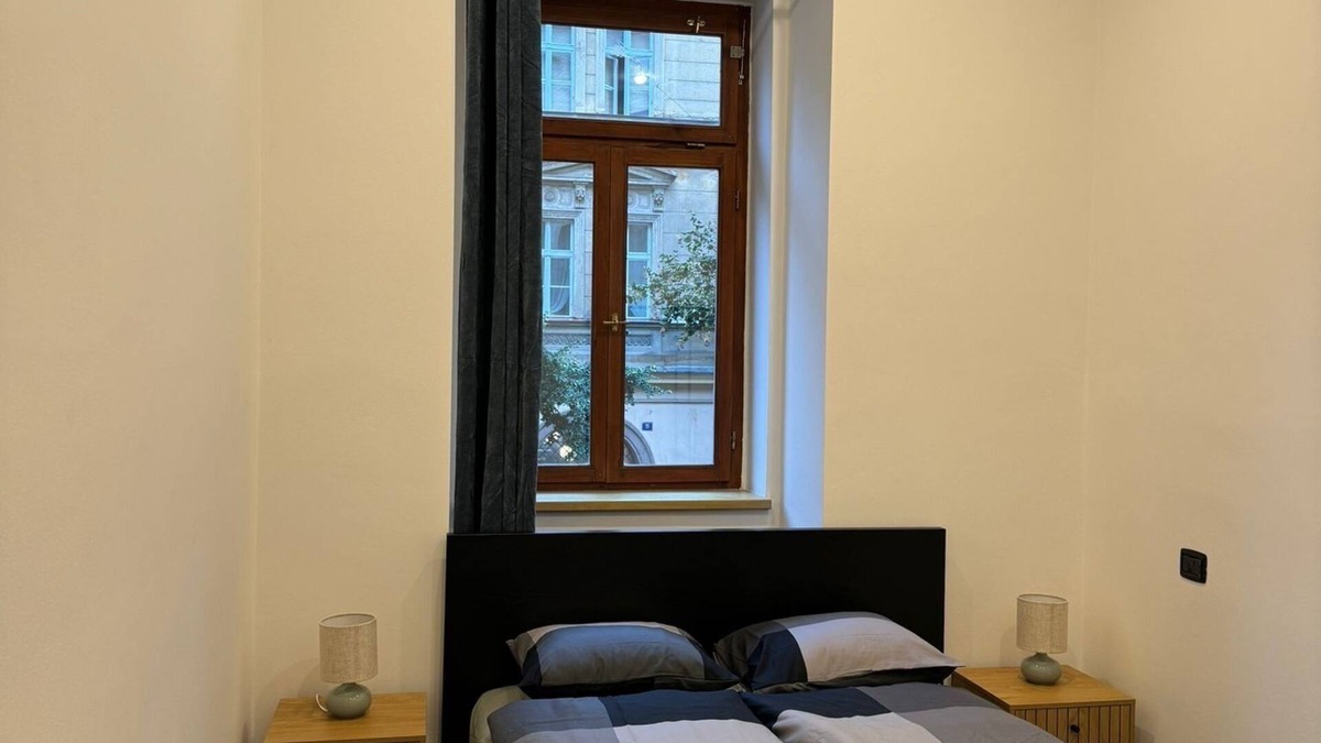 Karlin Apartment | Cool Vitkova apartment near Florenc with small balcony