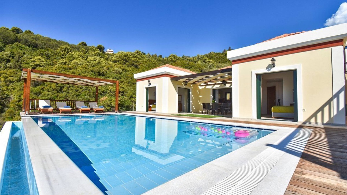 Kefalari Villa | Corfu Pool Villa in the bay of Pelekas only 200m to the beach with sea view