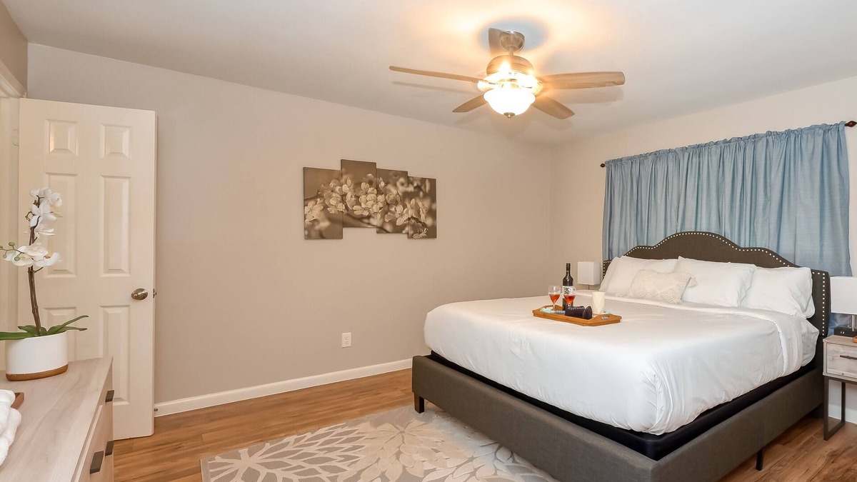 Spring Shadows House | Costa Fortune: Spring Branch 3BR | 2 King Beds | Covered Patio & Workspace