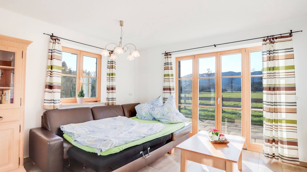 Bad Heilbrunn Apartment | Cosy Apartment "Bergblick" with Garden, Terrace & Wi-Fi; Parking Available