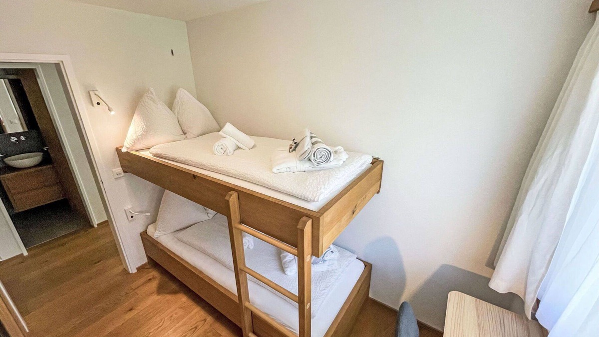 Falera Apartment | Cosy apartment for 6 guests with pool, WIFI, TV, balcony, panoramic view and parking