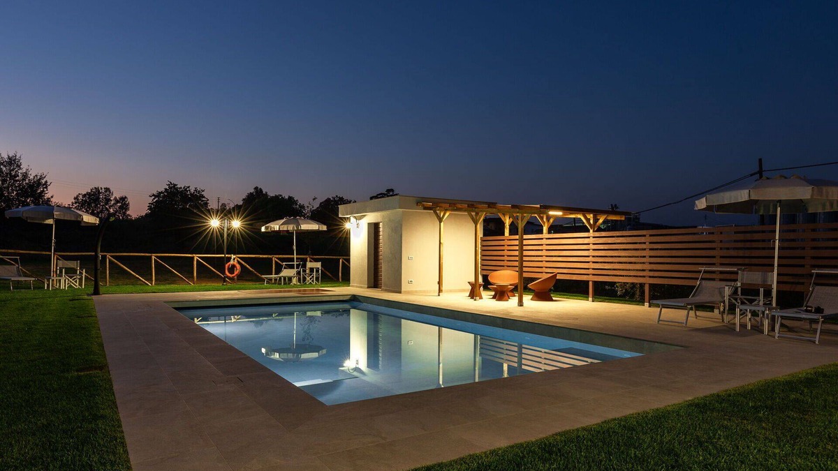 Larciano House | Cosy apartment in villa for 4 guests with WIFI, A/C, pool, TV, panoramic view and parking