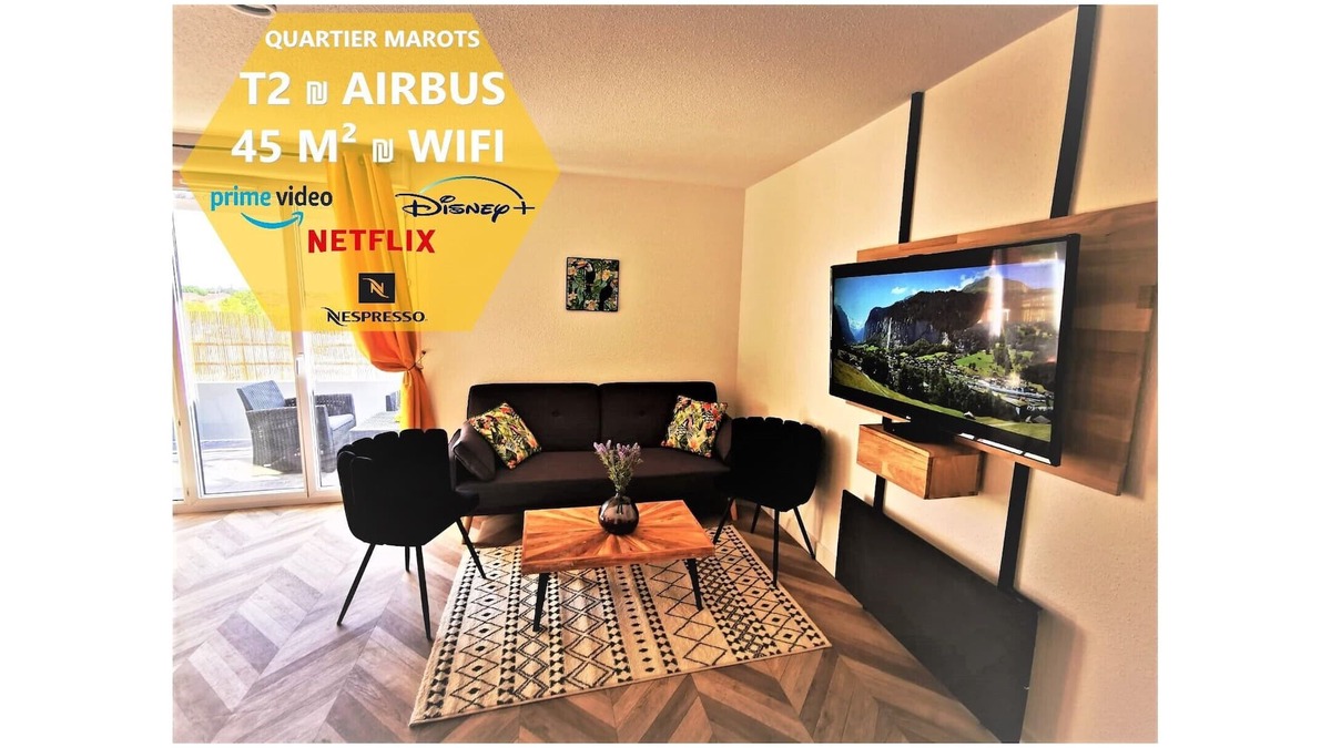 Colomiers Apartment | COSY T2 ₪ SECURE RESIDENCE ₪ AIRBUS ₪ SWIMMING POOL