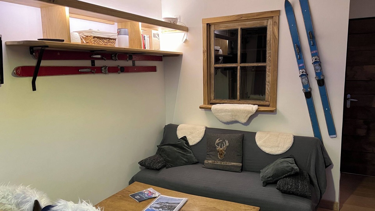 Le Corbier Apartment | Cosy, well-equipped accommodation. Cosy chalet-style apartment with all comforts